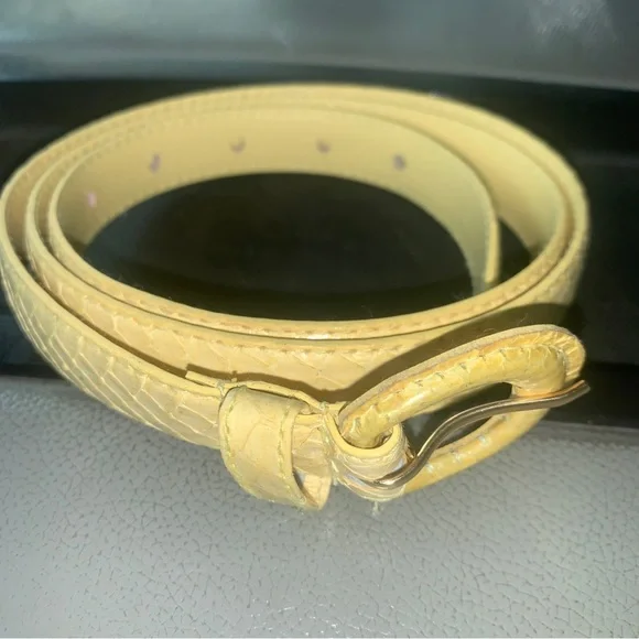 Vintage Dame Real Snake Skin Belt Vintage 80 main image 3
